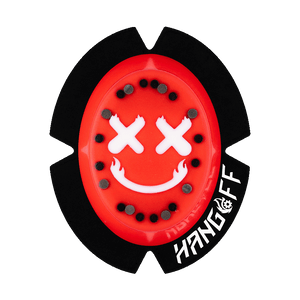 Knieschleifer Smiley Rot ( Variante Weiss / schwarz)