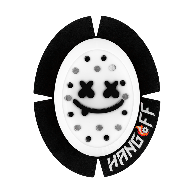 Knieschleifer Smiley Weiss