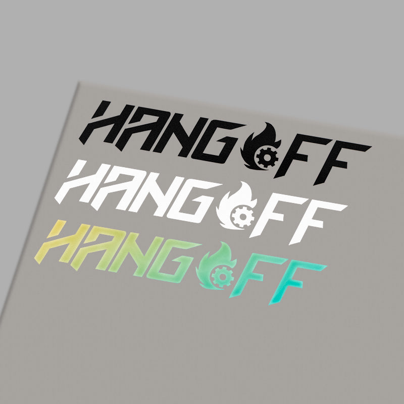 Hang Off Motorcycle Sticker