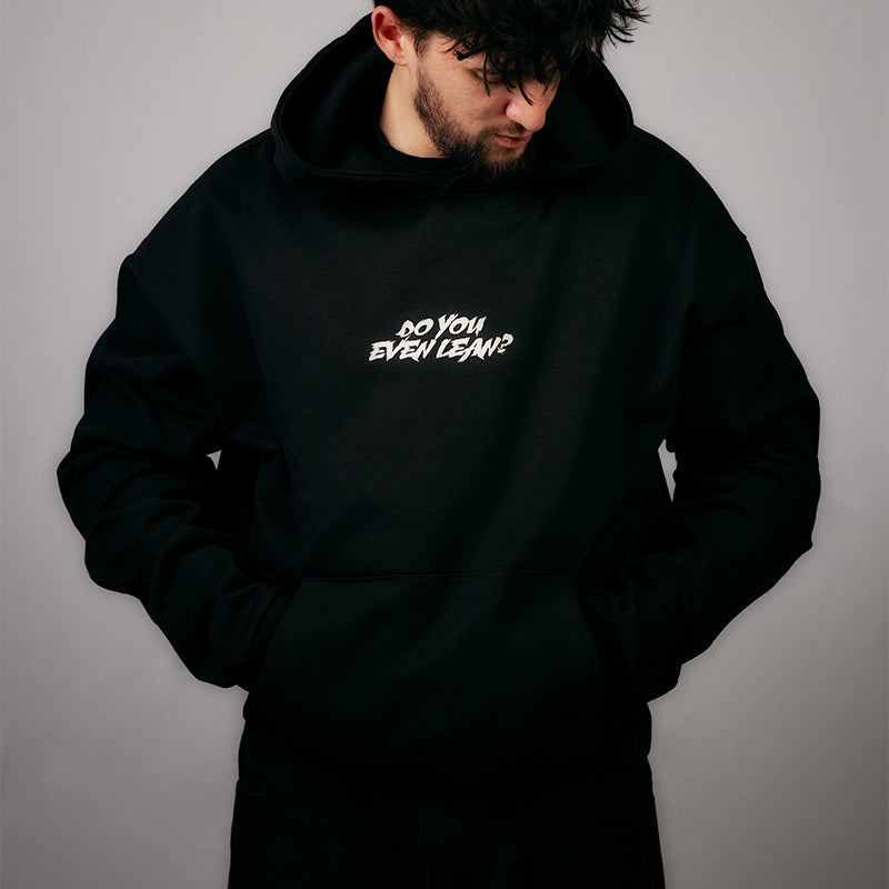 Felpa con cappuccio Hang-Off Oversize nera 