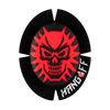 Knieschleifer Skull Race Hang-Off Rot