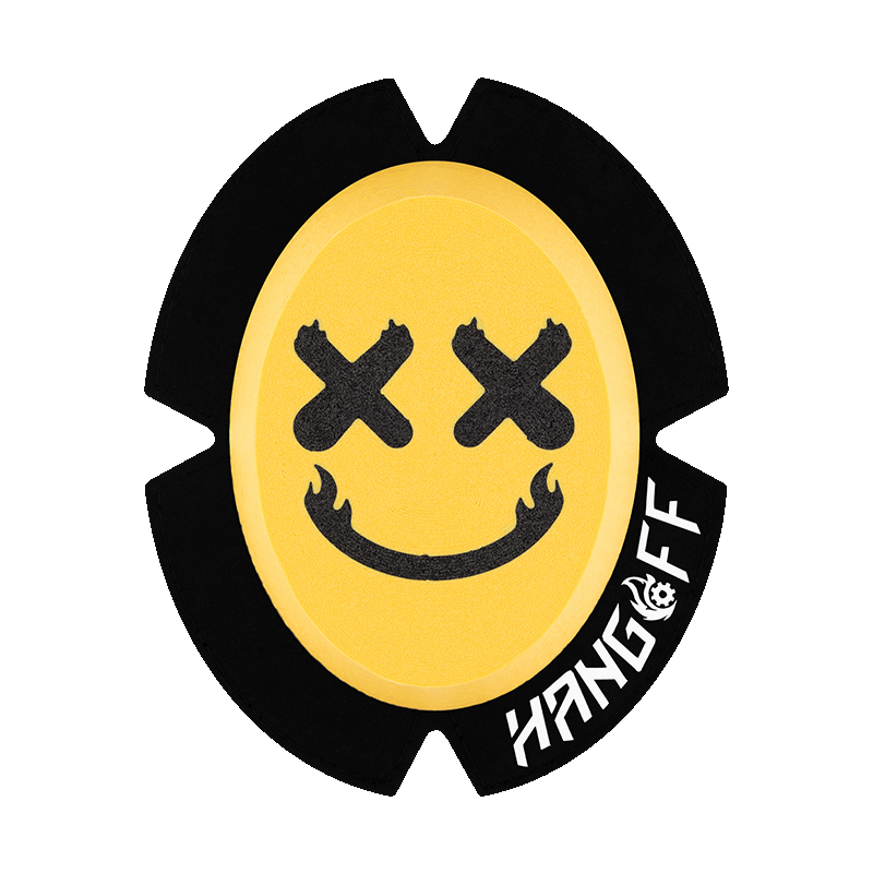 Knieschleifer RACE Smiley Gelb