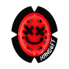 Knieschleifer Smiley Rot ( Variante Weiss / schwarz)